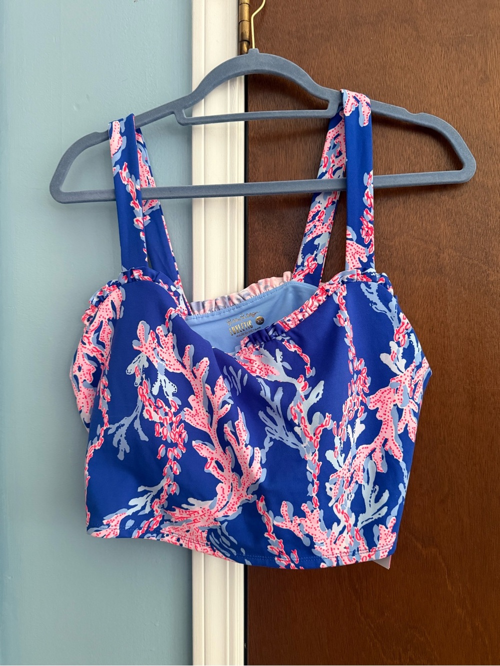 Lilly Pulitzer Zahara Bra Top UPF50 XL NWT